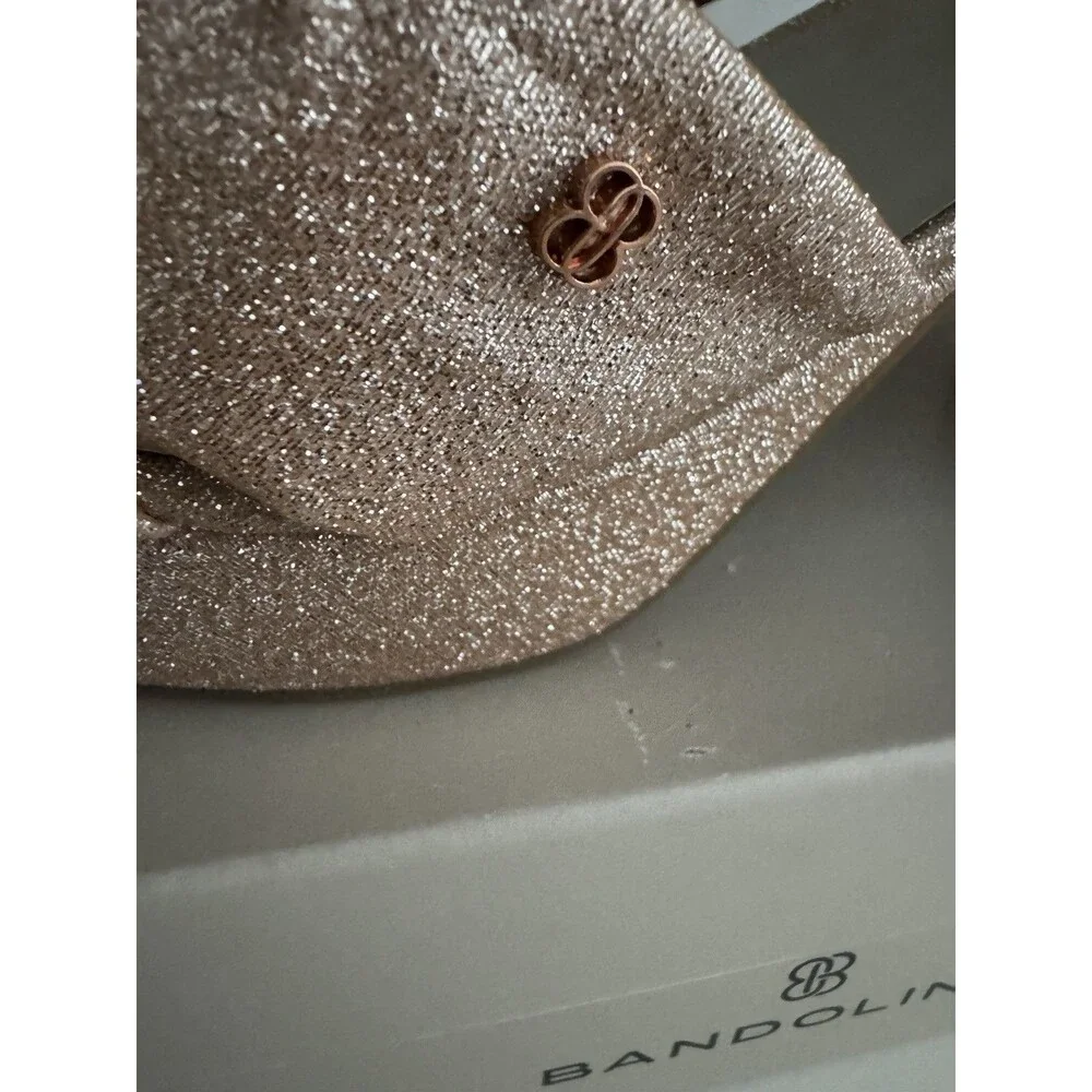Bandolino Prezley Women's Prezley Heeled Sandal champagne rose Gold size 8.5
